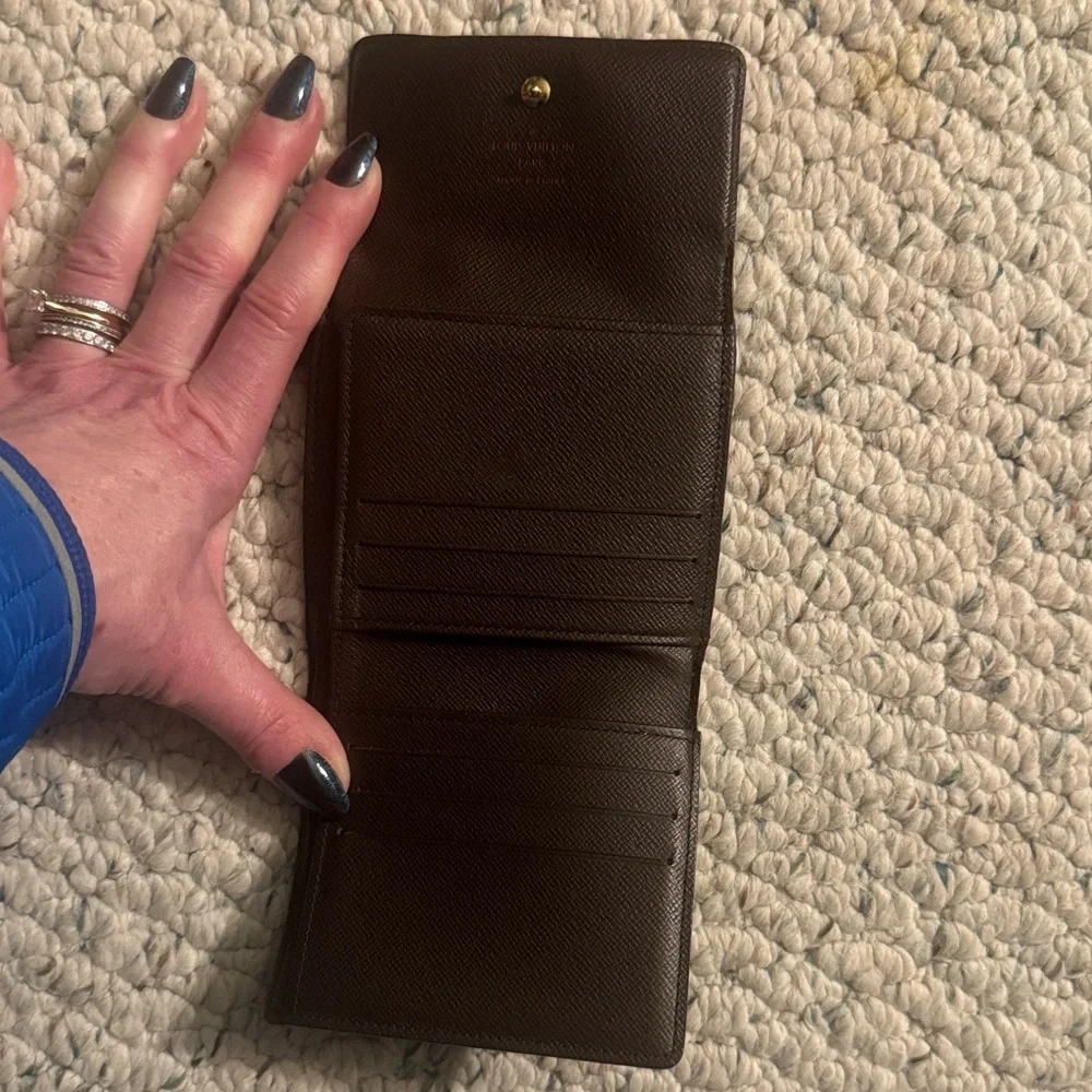 Louis Vuitton Elise Damier Ebene Wallet